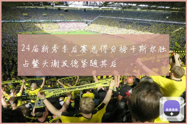 24届新秀季后赛总得分榜卡斯尔独占鳌头谢泼德紧随其后